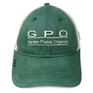 Garden Prairie Organics Snapback Trucker Hat Green OS The Max Hat Triple Crown